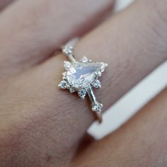 Rings Bands, Rose Gold And Silver, Handmade Rose, Elegant Beauty, Rainbow Moonstone Ring, Vermeil Jewelry, Cz Ring, Pretty Rings, Elegant Ring