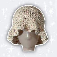 * handmade with cotton yarn 🧶 * breathable and perfect for spring and summer ☀️ * adult sized - measures about 22 inches in circumference Knitted Summer Sun Hat, Casual Lightweight Yarn Sun Hat, Casual Knitted Sun Hat For Spring, Cream Cotton Bucket Hat, One Size Fits Most, Cream Cotton Bucket Hat, One Size, Handmade Cream Summer Hat, One Size Yarn Sun Hat For Spring, One Size Spring Yarn Sun Hat, Cute Cotton Hat