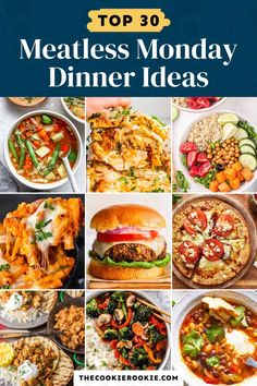 the top 30 meatless monday dinner ideas