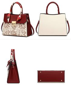 This Cute Red Minimalist Embroidered Pattern Luxury Genuine Leather Handheld Handbag for Women + Satin Wrapped Scarf, Shoulder Bag, Crossbody Bag is a fashionable accessory that is both stylish and practical. Made of high-quality genuine leather, this bag is durable and long-lasting. The unique embroidered pattern adds a touch of luxury to any outfit. With its top handle and adjustable strap, this bag can be worn as a handheld bag, shoulder bag, or crossbody bag, making it convenient for any occ Red Minimalist, Satin Scarf, Red Embroidery, Kelly Bag, Handbag For Women, Blue Embroidery, Blue Gift, Purse Jewelry, Embroidery Pattern