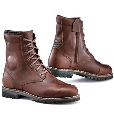 These boots are super comfortable not just on a bike but also a casual boot. We wear them ourselves so... Moto Clothes, Mens Motorcycle Boots, Мотоциклы Cafe Racers, Waterproof Leather Boots, Women's Motorcycle Boots, Cheap Boots, Outfits Hombre, Stylish Boots