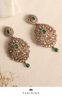 tarinika briar nakshatra cz chandelier earrings Cz Jewelry, Cz Earrings, Diamond Jewellery, Cz Stone, Chandelier Earrings, Victorian Era, Designs To Draw, Beautiful Earrings, Jewelry Pieces