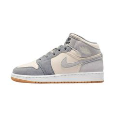 Brand: Air Jordan Model: Air Jordan 1 Mid SE (GS) Nickname: 'Coconut Milk' Colorway: Coconut Milk / Coconut Milk SKU: DN4346-100 Release Date: 02/24/2022 Size: 7.  Color: Gray.  Gender: unisex.  Age Group: kids. Jordan Model, Air Jordan 1 Mid Se, Air Jordan 5 Retro, Casual Dress Shoes, Air Jordan 6, Air Jordan 5, Jordan 6, Kids Jordans, Air Jordan 1 Mid