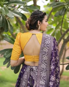 yellow blouse# blouse back neck design#simple back neck design#stylish blouse design#backless blouse#blouse#stylish blouse for women#yellow back neck design# Stylish Blouse Design Backless, Simple Back Neck Design, Yellow Blouse Designs, Jacquard Lehenga, Blouse Back Neck Design, Back Neck Design, Blouse Back Neck, Long Blouse Designs, Latest Blouse Designs Pattern