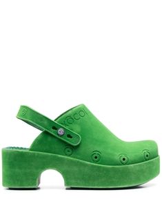 Slingback platform mules by XOCOI. This item is in size 36 and the color is Green Purse Trends, Platform Mules, Crossbody Tote Bag, Jelly Shoes, Womens Mules, Sandals Brands, Footwear Design Women, Crossbody Tote, Pumps Flat