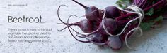 a bunch of beetroot sitting on top of a table