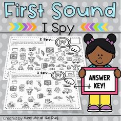 the first sound i spy game for children to learn how to say and use it