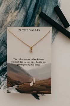 Psalms 23:4 says Even though I walk through the darkest valley, I will fear no evil, for you are with me; your rod and your staff, they comfort me. The valley seemed to last forever, But each day He was there beside her, Gently guiding her home. I know the times that I have felt closest to our Father and had the most peace was when I was at the bottom of the valley. He was who I threw my complete self at praying to be caught and held. Hard times are dark and terrible, but the beauty that comes f Psalms 23 4, Fear No Evil, Trust In Jesus, Christian Necklace, Chain And Pendant, No Evil, Jesus Is Life, Our Father, Christian Jewelry