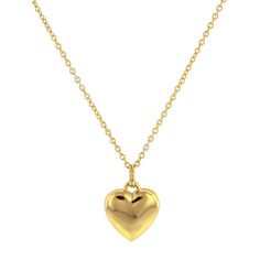 Designed as a heart which can be split in half to reveal a convex heart on one half and a concave heart on the other side that fit together to complete the whole. Designed to be shared with your favorite person. Available in 18k yellow gold or Sterling Silver. Each comes with two coordinating chains. Classic Yellow Gold Heart Necklace With Heart Charm, Classic Polished Heart Necklace For Valentine's Day, Classic Yellow Gold Heart Pendant Necklace, Yellow Gold Double Heart Jewelry With Polished Finish, Polished Heart Necklace For Anniversary, Yellow Gold Double Heart Necklace With Heart Beads, Yellow Gold Heart Pendant With Detail, Classic Open Heart Necklace With Polished Finish, Yellow Gold Heart Cut Birthstone Necklace