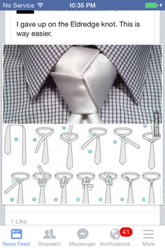 Love this Types Of Tie Knots, Different Tie Knots, Cool Tie Knots, Tie Knots Men, Mens Shirt And Tie, Simpul Dasi, Tie A Necktie, Neck Tie Knots, Shoelace Patterns