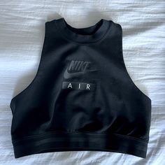 Brand New. Never Worn Fits True To Size No Padding Or Support Cheap Nike Sporty Hoodie, Nike Womens Top, Nike Zip Top, Nike Bustier Top, Cheap Nike Sportswear Sweatshirt, Nike Sporty Sweatshirt Affordable, Affordable Nike Sporty Sweatshirt, Nike Toos, Soccer Clothes Nike