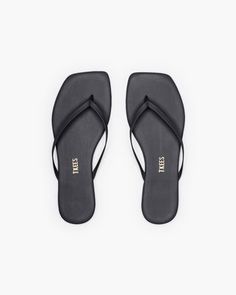 Square Toe Lily in Black | Women's Sandals | TKEES Square Toe Flip Flops, Cmbyn Summer, Square Sandals, Tkees Sandals, Tkees Flip Flops, Cutest Shoes, Vegan Kids, Walking Tall, Square Toe Sandals