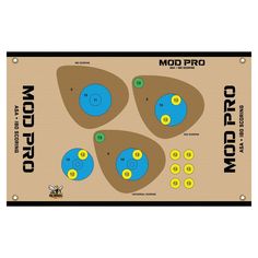 an image of a board game with numbers and arrows on the side, including two blue circles