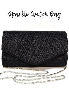 Sparkle Clutch Bag  - Sparkly Clutch - Sparkle Bags - Black Clutch Bag - Sequin Clutch Bag & Handbag Essential Handbags, Sparkly Clutch, Black Clutch Bag, Black Clutch Bags, Sequin Clutch, Womens Handbags, Black Clutch, Bags Black, Handbags Fashion