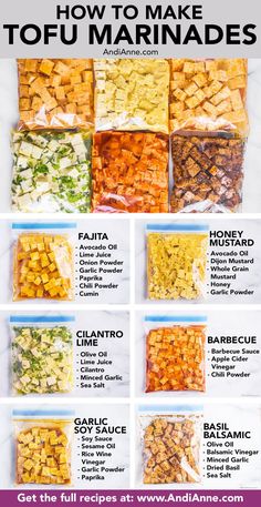 an image of how to make tofu marinades