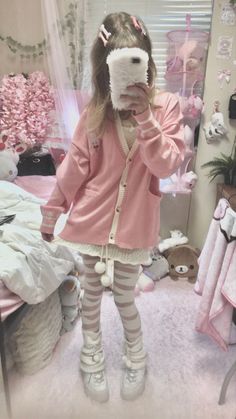 Cute Pastel Outfits, Cute Kawaii Outfits, Kawaii Outfit Ideas, Kawaii Fashion Outfits, J Fashion, Alternative Outfits, Pink Outfits, Really Cute Outfits, Kawaii Clothes