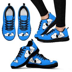 Snoopy Sky Blue Shoes Women s Sneakers for Womens Lightweight construction with breathable mesh fabric provides a comfortable and flawless fit. Sky Blue Shoes, Snoopy Shoes, Blue Shoes Women, Nurse Shoes, Dog Room, Painted Sneakers, Shoe Ideas, Fresh Shoes, White Sneakers Women