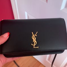 Beautiful Brand New Ysl Bag. Will Come In Box With Tags As Well. Tan Rectangular Clutch For Evening, Evening Crossbody Clutch With Original Box, Luxury Tan Wallet On Chain For Formal Occasions, Luxury Tan Rectangular Wallet On Chain, Luxury Rectangular Tan Wallet On Chain, Luxury Rectangular Wallet On Chain As Gift, Formal Tan Rectangular Wallet On Chain, Designer Black Evening Bag As Gift, Crocodile Handbags