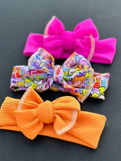 Headband bow is 4"  Comes as it's pictured  Permanently sewn secured Bow Tie Headband As A Gift, Cute Adjustable Bow Tie As Gift, Headband With Bow Tie As A Gift, Playful Matching Headband For Playtime, Cute Headband With Decorative Bow As Gift, Cute Bow Headband For Gift, Adjustable Headband For Playtime, Adjustable Headband For Summer Playtime, Adjustable Headband With Bow Tie For Gifts