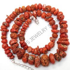 Antique Natural Red Coral Necklace Gorgeous Organic Red Coral Gemstone Necklace Gemstone Bead Size: 6.5 - 15 mm (Extremely Rare Size) Necklace Length: 48 cm or 50 cm (As per option selected) Note: Kindly note Necklace length includes 6 cm of lock and chain length. For Express delivery, Kindly select under delivery methods.. NOTE: Kindly Provide contact number in case of express delivery. Always contact us for Bulk Quantities Special Deals available for Bulk Orders. Luxury Polished Red Coral Jewelry, Affordable Coral Beaded Necklace Gift, Nigerian Beads Necklaces Coral, Affordable Coral Beaded Necklaces As Gift, Luxury Red Coral Round Beaded Necklaces, Red Gemstone Rondelle Necklace, Red Rondelle Jewelry With Natural Stones, Red Gemstone Beads For Jewelry Making, Red Necklaces With Natural Stone Round Beads