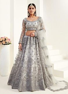 Buy Indian Blush Pink Golden Slit Anarkali Lehenga Suit for Women Online in USA, UK, Canada, Australia, Germany, New Zealand and Worldwide at Best Price Grey Lehenga, Engagement Lehenga, Blouse Lehenga, Lehenga Choli Designs, Bridesmaid Lehenga, White Lehenga, Net Lehenga, Salwar Kamiz, Lehenga Choli Online