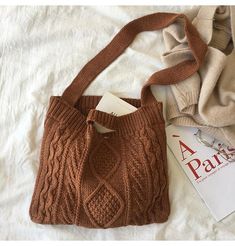 Cotton Knitted Sweater Bag, Fashion Casual Shoulder Bag, Handmade Gift – Elena Handbags Everyday Knitted Shoulder Bag, Casual Fall Canvas Shoulder Bag, Casual Cotton Shoulder Bag For Fall, Casual Rectangular Shoulder Bag For Fall, Knitted Rectangular Shoulder Bag For Daily Use, Winter Knitted Shoulder Bag For Everyday Use, Trendy Crochet Bag For Everyday Winter Use, Daily Use Knitted Rectangular Shoulder Bag, Casual Crochet Bag For Everyday Winter Use