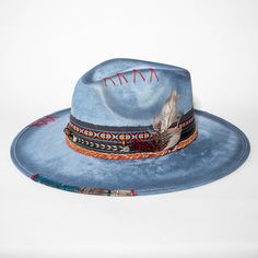 Yeehaw! Get ready to rock the festival with our Cochella Cowgirl hat! Handmade in the USA, this hat features a sturdy structure, a wide waistband, and feather and stitching details. Stand out and have a blast in this unique and stunning accessory!