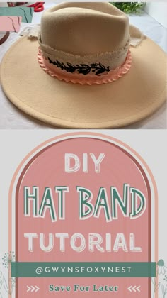 Decorate A Hat Ideas, How To Customize A Felt Hat, How To Make A Feather Hat Band, How To Decorate A Hat Ideas, Diy Hat Pins How To Make, Diy Hat Bands Fabric, How To Decorate A Felt Hat, Diy Felt Hat Band, Diy Felt Hats For Women