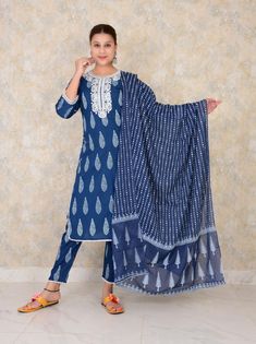 Cotton Kurti Palazzo and Dupatta Set Fabric -  Cotton Work  - Printed Size available   -  S , M , L , XL , XXL Pattern  -   Yellow , Blue Semi-stitched Bandhani Print Salwar Kameez, Festival Bandhani Print Palazzo Set, Multicolor Printed Unstitched Suit, Cotton Diwali Dress, Unstitched Printed Kurta, Block Print Dresses For Eid, Cotton Bandhani Print Salwar Kameez, Printed Summer Dupatta, Blue Bandhani Print Sets For Summer