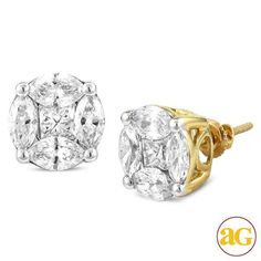 14KY 3.00CTW DIAMOND PIE CUT EARRING STUDSPRODUCT INFORMATIONMetal: 14kySTONE INFORMATIONClarity: 0 Earring Studs, Pie, Stud Earrings, Engagement Rings, Gold