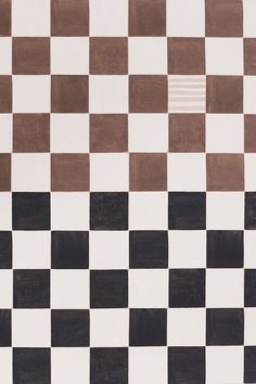 a black and white checkerboard pattern is shown