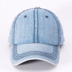 Perfect For Lounging Around, Some Fun Under The Sun, Or When You Are Having A Bad Hair Day. Caps Are Perfect! One Size Casual Gray Visor Trucker Hat, Denim Blue Baseball Cap For Spring, Blue Denim Visor Hat, Denim Blue Hat With Curved Brim, Casual Gray Baseball Cap With Visor, Trendy Gray Baseball Cap One Size, Trendy Gray Baseball Cap One Size Fits Most, Light Blue Baseball Cap For Spring, Denim Visor Hat, One Size Fits Most