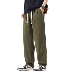 Elevate your everyday style with our Casual Versatile Loose Cargo Pants. Crafted with a relaxed fit, these pants offer the perfect blend of comfort and fashion. Featuring a versatile design and spacious cargo pockets, they're perfect for any occasion. Upgrade your wardrobe now. Features: -85% Cotton,15% Polyester -Mid-rise waist -Multi-Pockets -Regular Fit -Japanese style Casual Wide Leg Harem Pants For Leisure, Casual Khaki Straight Leg Harem Pants, Casual Straight Leg Khaki Harem Pants, Casual Work Pants With Pockets, Casual Baggy Harem Pants, Casual Harem Pants For Leisure, Casual Khaki Ankle-length Harem Pants, Casual Wide Leg Chinos With Pockets, Casual Wide Leg Leisure Pants