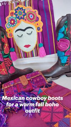 Mexican Cowboy Boots, Mexican Cowboy, Boho Fall Outfits