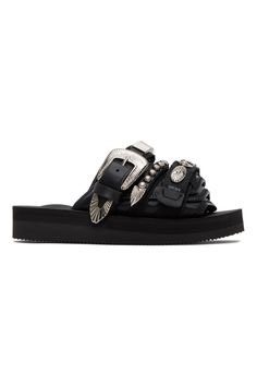 Black Suicoke Edition Moto Sandals by Toga Virilis on Sale School Clothes, Cute Sandals, Buy Buy, Back To School Outfits, Velcro Straps, Things To Buy, Slip On Sandal, Me Too Shoes, Sandals Heels