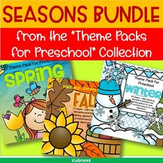 seasons bundle from the theme packs for preschool collection