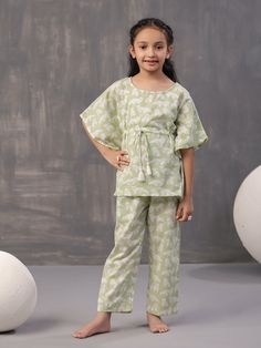 Kids cotton kaftan set || Comfortable Printed Night Suit for kids.p Cozy Kids Night Suit - Perfect for Sweet Dreams Ensure your little one sleeps in comfort and style with our Cozy Kids Night Suit. Crafted from soft, breathable fabric, this night suit is gentle on sensitive skin and perfect for a restful night's sleep. The adorable design features fun patterns and vibrant colors that kids will love, making bedtime something to look forward to. Features: Soft & Breathable Material: Made from high-quality cotton/polyester blend, providing ultimate comfort. Adorable Design: Fun prints and cheerful colors that make bedtime exciting. Easy to Wear: Simple pull-on design with elastic waistband for a snug fit. Durable & Easy Care: Machine washable for convenience and longevity. Perfect for All Sea Kids Night Suits Designs, Suit For Kids Girl, Cotton Night Suit, Kaftan Set, Sleeping Wear, Comfortable Dresses, Cotton Kaftan, Kids Night, Fun Patterns