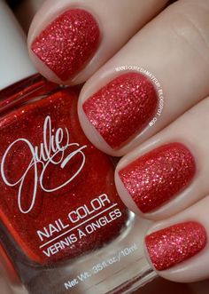 Julie G - Hot Cinnamon Nail Manicure Ideas, Princess Nails, Nail Art Color, Color Outside The Lines, Ruby Red Slippers, Toenail Designs, Acrylic Nail Shapes, Different Nail Shapes