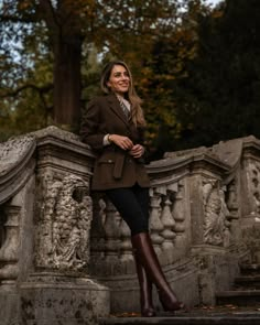 M&S - Timeless High Street Pieces for Autumn/ Winter British Style Outfits, English Country Fashion, Thigh Boots Outfit, Casual Leather Jacket Outfit, Country Outfits Women