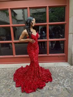 Red Sequin Prom Dress, Prom Dresses Glitter, Long Mermaid Prom Dresses, Dresses Glitter, Red Evening Gown, Evening Dresses Uk, Shine Like A Star, Prom Dresses Long Mermaid, Red Prom Dresses