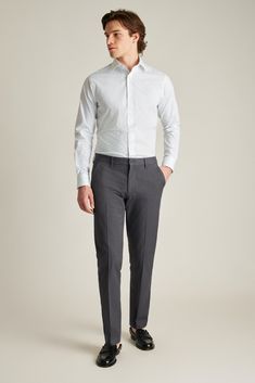 Timeless Long Sleeve Dress Shirt For Work, Elegant Office Wear Dress Shirt With Placket, Elegant Dress Shirt For Office Wear, Elegant Dress Shirt For Office With Placket, Collared Dress Shirt With Hidden Button Closure For Work, Spring Timeless Collared Dress Shirt, Elegant Dress Shirt With Placket For Work, Elegant Dress Shirt For Workwear, Elegant Office Dress Shirt