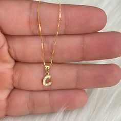 This product is avalilable to pick up in our Doral store.Features:Karat: 18K Gold.Color: Yellow Gold.Weight: 1,53grLength: 17 inches Gold Girl, Gold Rope Chains, Gold Letter, Letter C, Gold Letters, Cuban Chain, Rope Chain, Gold Bangles, Fashion Bracelets