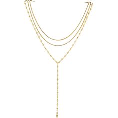 18k gold plated over stainless steel 3 in 1 necklace with 2 in extender. Jewelry Care Materials used in all Jessica Hannesson jewelry pieces are selected to ensure the best quality possible. Jewelry by nature needs to be cared for appropriately. Here are a few recommendations to ensure that your jewelry will last:-To prevent discoloration, avoid substances such as perfume and other chemicals when wearing our jewelry. -Our jewelry is Sterling Silver or stainless steel with 18k Gold Plating. An ex Gold Lariat Necklace, Preppy Jewelry, Trendy Boutique, Multi Layer Necklace, Jewelry Lookbook, Stacked Jewelry, Dream Jewelry, Lariat Necklace, Gold Filled Jewelry