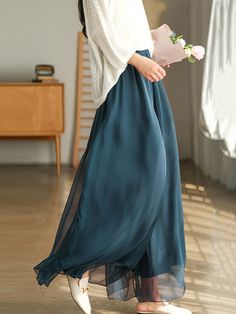 Pallid Bat, Sewed Clothes, Fish Clothes, Navy Retirement, Chiffon Outfit, Batwing Sleeve Shirt, Flowy Wide Leg Pants, Chiffon Pants, White Long Sleeves