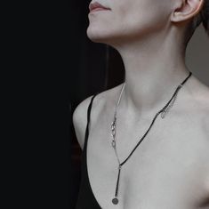 Industrial Berlin Nightclub Inspired Necklace Minimalist Black Silver Chain Choker Urban Raw Elegance Leather Steel Unisex Layered Necklace - Etsy Berlin Nightclub, Industrial Necklace, The Rule Of Thirds, Necklace Drawing, Choker Black, Arm Cuffs, Asymmetrical Earrings, Rule Of Thirds, Leather Ring