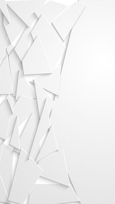 an abstract white background with many pieces of paper