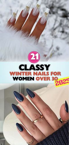 Find inspiration in elegant winter nails for women over 30, featuring timeless styles and creative accents to complete your seasonal wardrobe. Elegant Winter Nails, Classy Winter Nails, Trendy Nails Ideas, Sophisticated Nails, Winter Nails Ideas, Winter Nail Ideas, Nails Art Ideas, Nail Design Inspiration, Seasonal Wardrobe