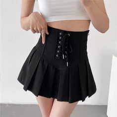 Material: Polyester Color: Black, Grey, Khaki, White Shape: A-line Waist: High waist Unit: CM Waist Hip Length S 60 92 37 M 64 96 38 L 68 100 39 * 1cm ≈ 0.3937 inch Note: There may be 2-3cm error due to manual measurement. If you need size help, please drop us a message, we'd love to help. Ribbon Skirt, Ribbon Skirts, High Waist Skirt, Vintage Ribbon, Closet Goals, Gray Skirt, Hip Length, Black Grey, Waist Skirt