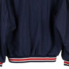 Description:Vintage Age 11-12 Cleveland Indians navy Reebok windbreaker, fits medium.GENDER: boys CONDITION: very good.STYLE: windbreakerERA: 1990sCOLOUR: navyFABRIC: polyester Navy Vintage Windbreaker For Streetwear, Navy Sporty Long Sleeve Windbreaker, Navy Long Sleeve Sporty Windbreaker, Sporty Windbreaker With Ribbed Cuffs For College, Navy Sportswear Windbreaker For Sports, Sporty Windbreaker For College Sports Season, Navy Track Jacket With Ribbed Cuffs For Streetwear, Navy Sportswear Track Jacket For Streetwear, Casual Navy Track Jacket For Sports Events