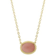 in stock Classic Yellow Gold Necklaces With Cabochon, Macy's Classic Gemstone Jewelry, Elegant Oval Cabochon Pendant Necklace, Oval Cabochon Necklaces In Fine Jewelry Style, Elegant Yellow Gold Necklace With Cabochon, Oval Cabochon Necklace In Fine Jewelry Style, Macy's Gold Necklaces With Gemstones, Elegant Cabochon Pendant Necklace, Elegant Gemstone Jewelry From Macy's